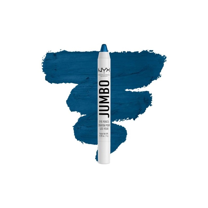 NYX Professional Makeup, Jumbo, Lápiz de ojos, Tono Blueberry Pop