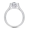 AINUOSHI 2.0 Carat Moissanite Ring, Wedding Ring, Made with Sterling