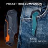Lichamp Utility Knife 4 Pack, Quick-Change Razor Box Cutter 2-in-1