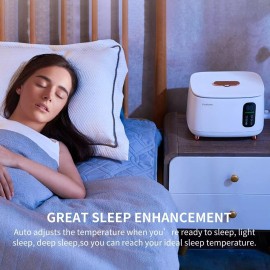 Fivehome Smart Water Heated Mattress Pad-King Size, No Electric Wire Comfortable Hydro