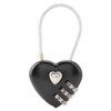 Love Heart Lock, Heart Shape 3 Digit Code Combination Luggage