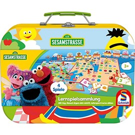 Schmidt Spiele 40640 Sesame Street Educational Game Collection for Children Game Collection