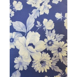 Boundless Dutch Garden Main Floral Blue - 6 yd