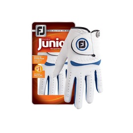 FootJoy Junior Golf Glove, Pearl/Cobalt