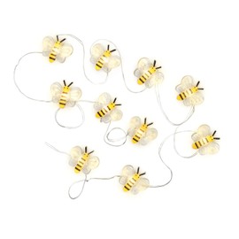 iscream 10 Light Bumble Bees 51" Long Battery Operated Light String