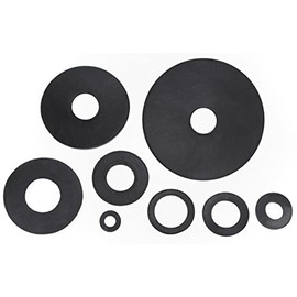 100 x Rubber Washers Rubber Washers Rubber Washers Thickness 1.5 mm Diameter Outer Diameter Hole 18 x 6 mm
