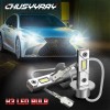 CHUSYYRAY For Ford Mustang 1988-1993 H3 LED DRL Bulbs Fog