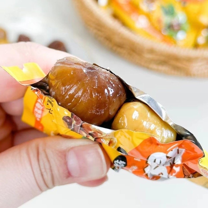 200g chestnuts (7.05oz.) Chestnuts Nuts casual snack Instant cooked chestnuts