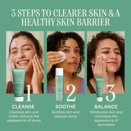 MARCELLE Marcelle Clari-T Purifying Cleansing Gel with 1% Salicylic Acid + PCA, Facial Cleanser, Clarifying & Exfoliating, Vegan, Cruelty-Free, Hypoallergenic, Fragrance-Free, Non-Comedogenic, 200 mL