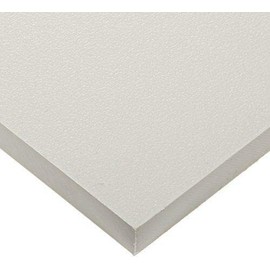 Marine Board HDPE (High Density Polyethylene) Plastic Sheet 1/2" x 24" x 27” White Color Textured