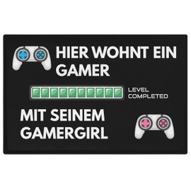 Trendation - Gamer Gamer Doormat Gift Gamergirl Boyfriend Girlfriend Gift Idea