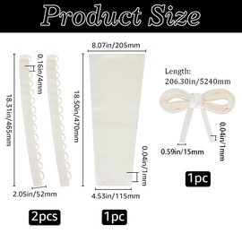 GORGECRAFT 4Pcs Corset Back Kit White Cloth Satin Lace Up Panel Extender Zipper Replacement Adjustable Ribbon Ties Wedding Dress Corsets for Prom Formal Dress DIY Crafts Accessories
