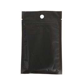 QQ Studio Bolsas planas translúcidas de polietileno QuickQlick con agujero para colgar (100 unidades) (negro, 3.3 x 5.1 pulgadas)