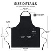 4sold 2 Pack Unisex Adjustable Bib Apron with 2 Pockets