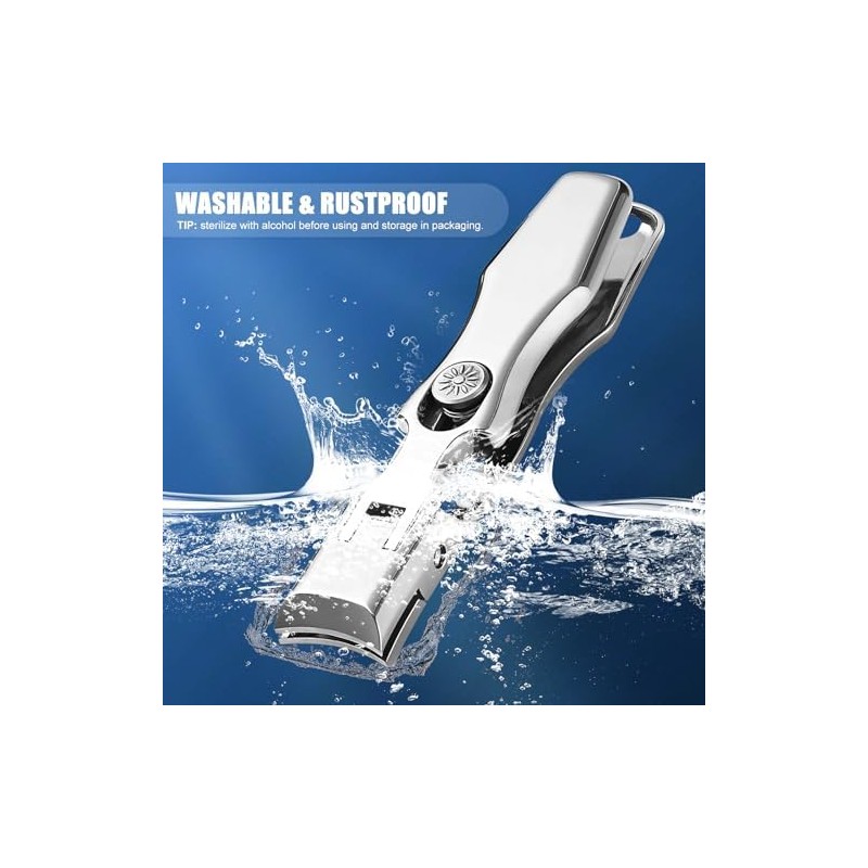 GJNL Nail Clippers for Men Thick Nails 2024 Upgraded Wide