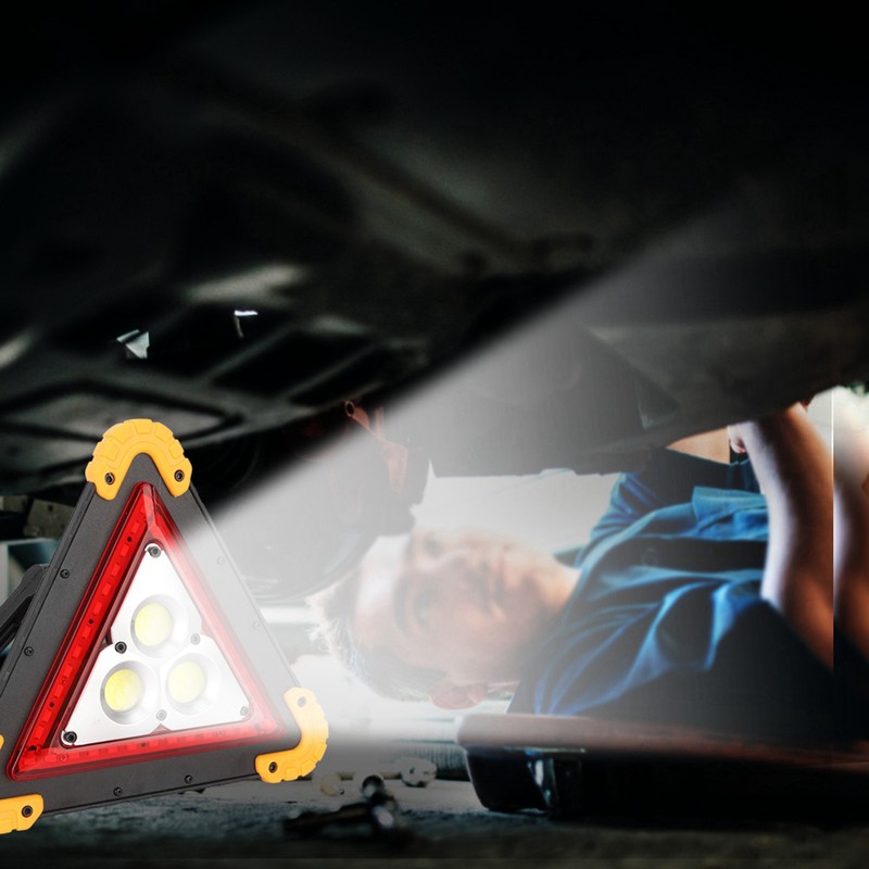 Car Warning Triangular Lamp Emergency Safety Lamp 6500K 10W IP67