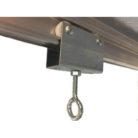 (2) Light Rail Auxiliary Trolleys Light Rail Robotic Grow Light Mover Genuine Solidly Made in The USA