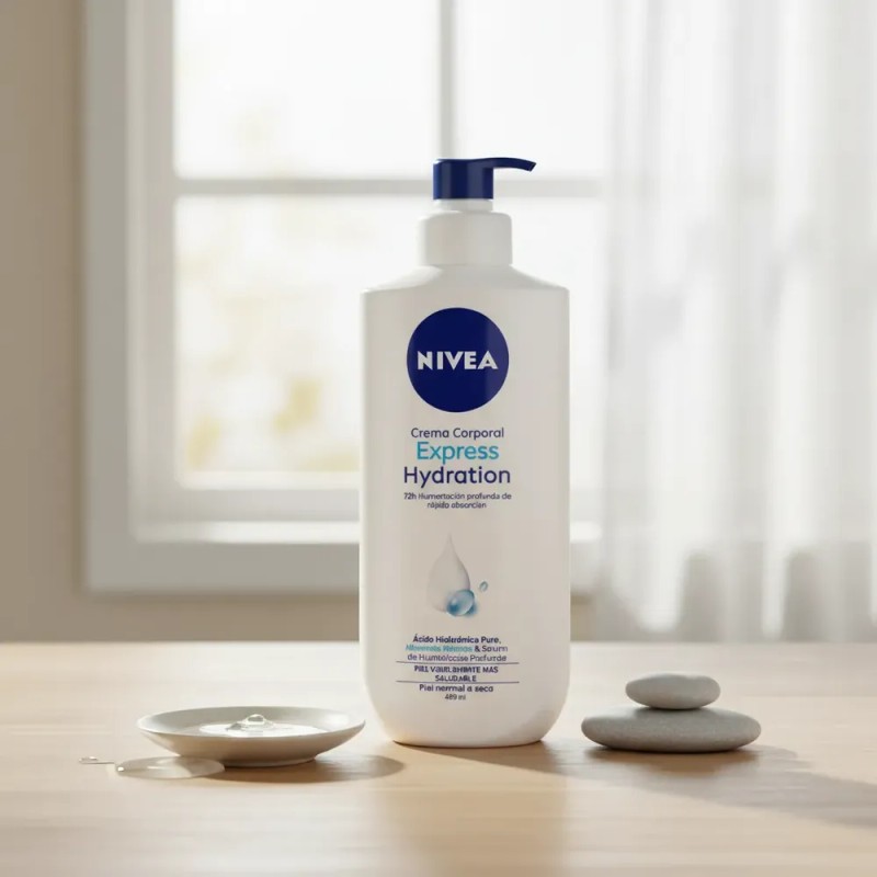 Crema Corporal Nivea Express Hydration 400ml Piel Normal A S