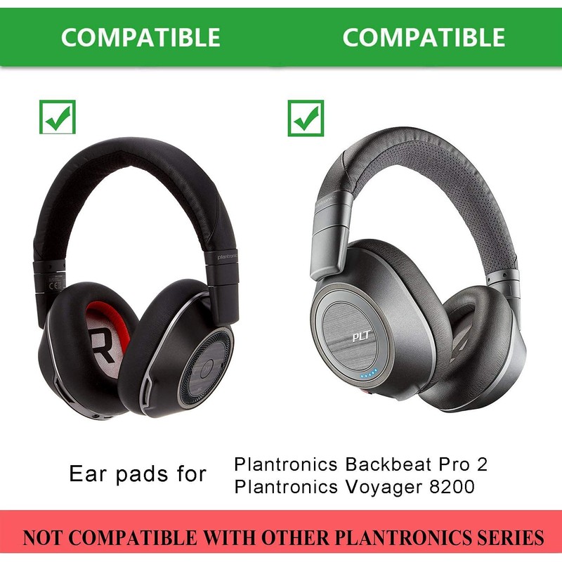 Voyager 8200 Ear Pads Cushions Replacement Compatible with Plantronics Voyager