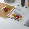 JINGWAYS Stainless Steel Dish Rack,Expandable Deep & Large Dish Drying