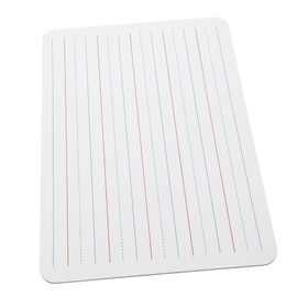 Operitacx Dry Erase Board with Lined for Kids Dry Erasable Small Handheld Whiteboard for Learning Erasable Double Sided Writing Board for School Home Office