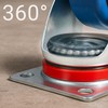 Wiltec Swivel Castor 100 mm up to 150 kg with