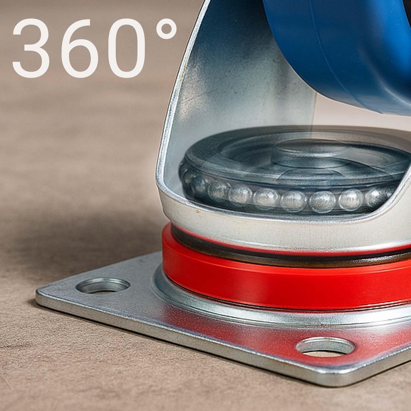 Wiltec Swivel Castor 100 mm up to 150 kg with