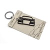 BlackStuff Carbon Fibre Keyring Compatible with A6 S6 RS6 C6