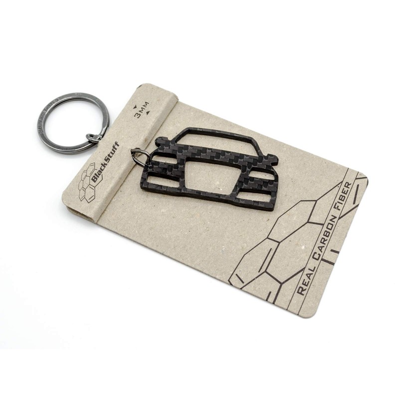 BlackStuff Carbon Fibre Keyring Compatible with A6 S6 RS6 C6
