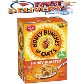 Honey Bunches of Oats Honey Roasted Cereal, 48 oz.