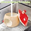 BNOSDM 3 in 1 Ceramic Hamster Hideout Hamster Food Bowl