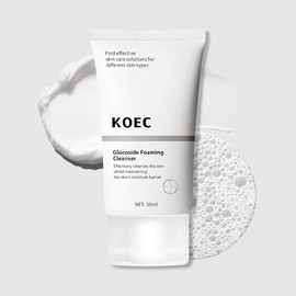 Glucoside Foaming Cleanser, Face Wash for Dry Skin, Hydrating Cleanser - Pore Cleanser Exfoliating Face Wash, Gentle Cleanser for Normal, Dry or Sensitive Skin