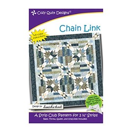 Cozy Quilt Designs 'Strip Club' Pattern - Chain Link (Includes Instructions for Four Project Sizes)