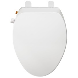 Elongated Bidet Toilet Seat – Non-Electric, Slow-Close Lid, Adjustable Water Pressure, Self-Cleaning Dual Nozzles for Frontal & Rear Wash, Leak-Resistant Brass Inlet, Easy Installation (Elongated)