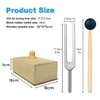 Dasing 432Hz Tuning Fork with Resonance Box for Sound Healing,