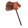 70cm Height Plush Horse Stick Toy Cute Expression 2 Sound