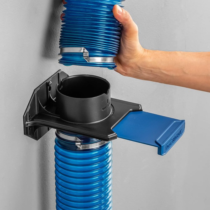 4'' To 4'' Ready-Mount Self Cleaning Blast Gate - Durable