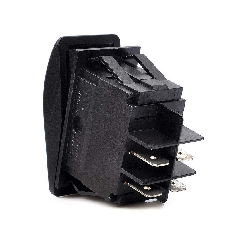 eFuncar 6PCS Rocker Switches 12 volt 4Pin SPST 20A/12V 10A/24V
