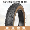 2 Pack 20x4 (98-406) All-Terrain Bike Tires Heavy Duty, Large