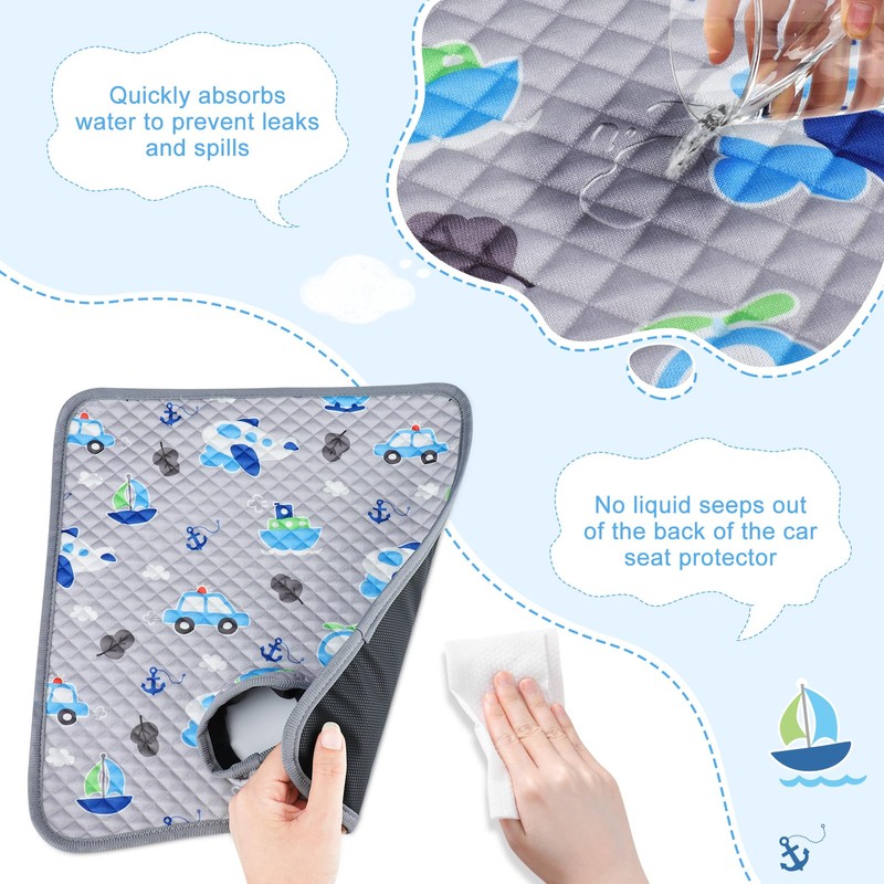 Babepets Car Seat Protector for Potty Training, 2 Pack Waterproof