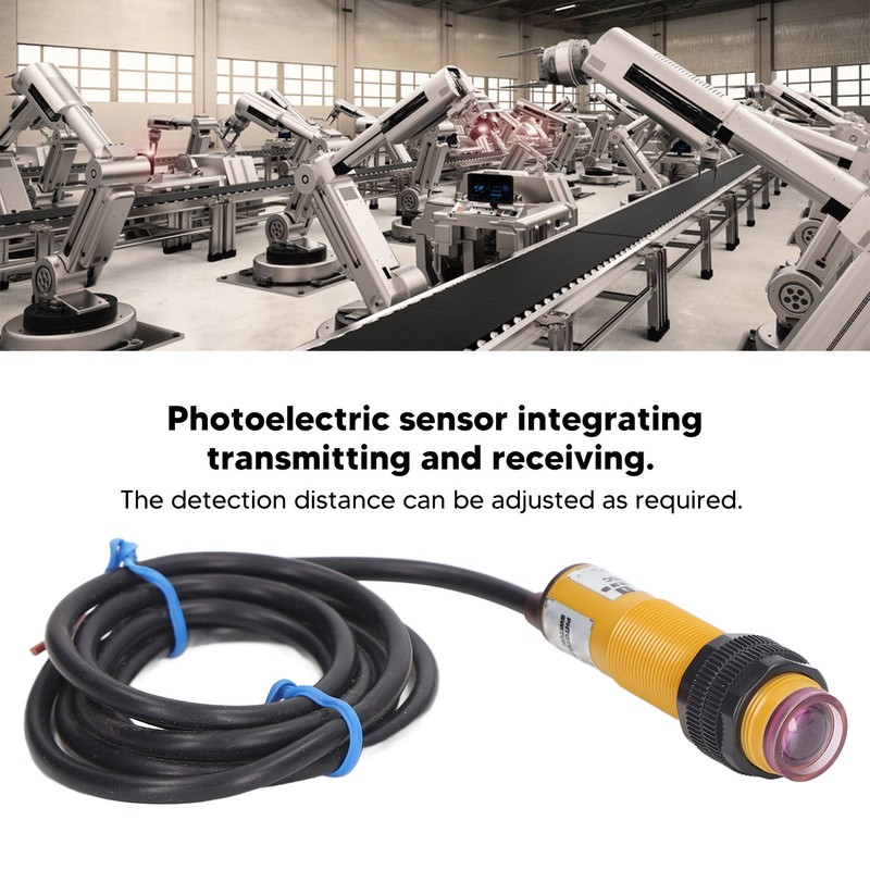 5Pcs Infrared Photoelectric Switch Sensing Range 5 to 30cm Adjustable