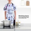 Multifunction Work Apron Adjustable Sleeveless Apron for Garden Cleaning Restaurant