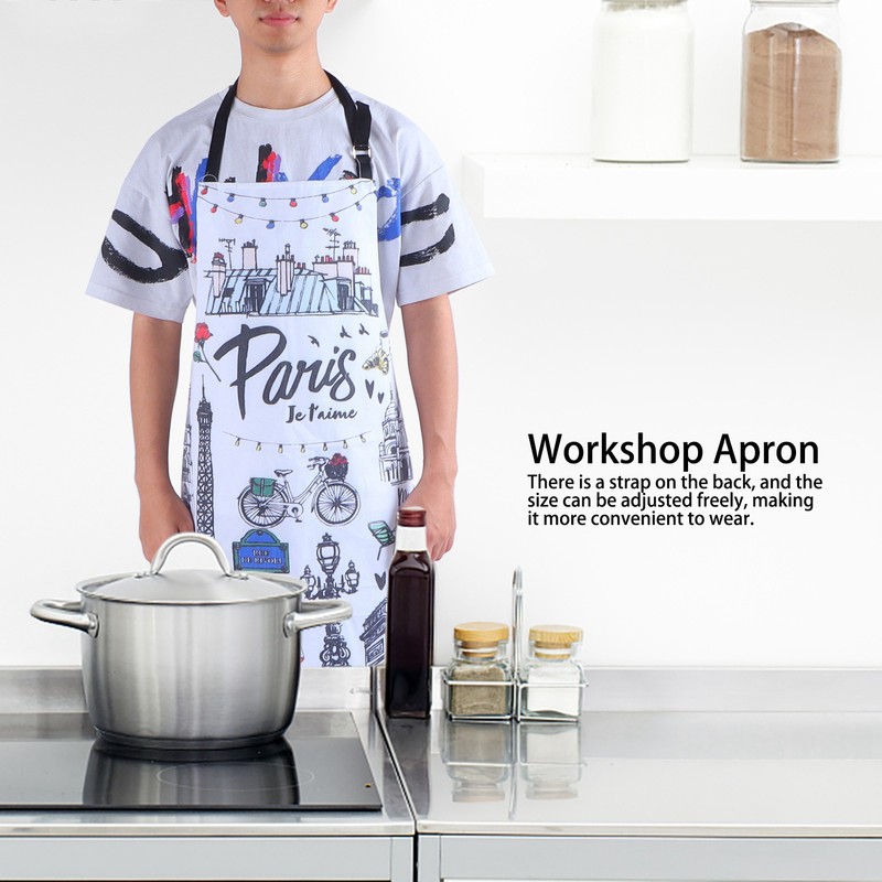 Multifunction Work Apron Adjustable Sleeveless Apron for Garden Cleaning Restaurant