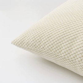 EMEMA Corduroy Granule Cushion Covers Decorative Throw Pillow Covers Square Soft Pellets Solid Pillowcase for Sofa Bedroom 20x20 Inch 2 Pieces Beige