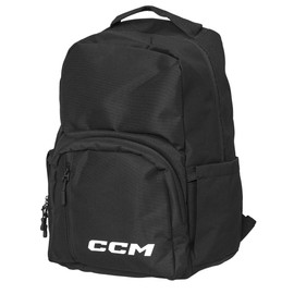 CCM Hockey Team Backpack,Large Storage Pockets With Laptop Sleeve, Adjustable Shoulder Straps, Black