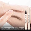 Microblading Brow-Fection Eyebrow Pen – Waterproof Smudge-Proof Liquid Eyebrow Tattoo