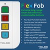 FlexFob 4-Button Smart Fob, up to 8 Functions, Trigger Alexa