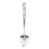 Laura Ashley 13-Inch Stainless Steel Slotted Spoon - Dishwasher Safe