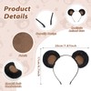 Sightor Bear Ears Headband, Cute Bear Hairband Movable Ear Head