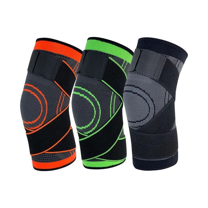1 Par Rodilleras Elásticas Deportivas Compresion Para Gym